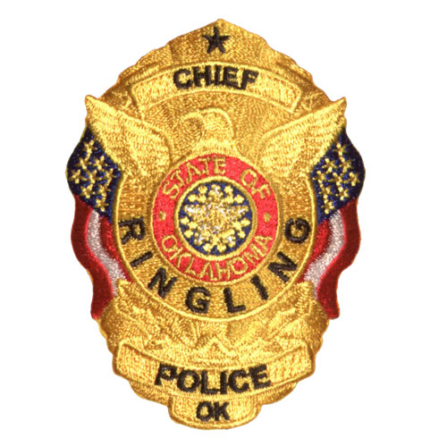 Police Badge - Beaded Pen