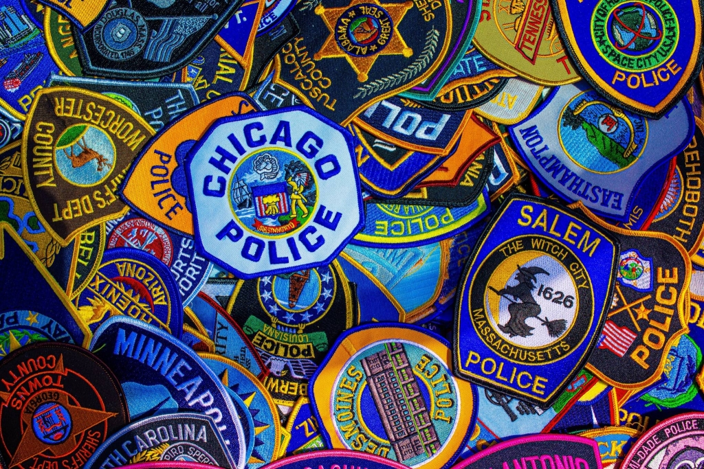 Police, Sheriff and Law Enforcement Patch Shaped Stickers - Badge Stickers  for Kids - Police, Fire, Sheriff and More